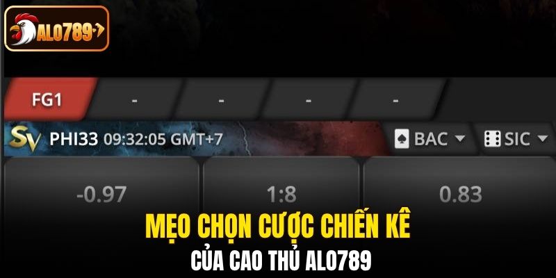 Mẹo chọn cược chiến kê của cao thu Alo789